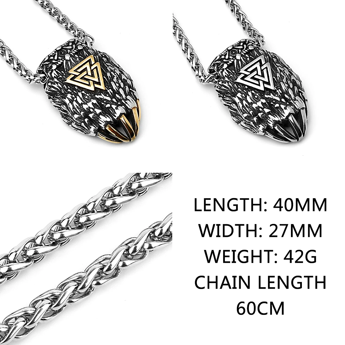 Мужская подвеска из нержавеющей стали |