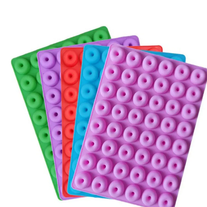 48-полосная силиконовая форма для шоколада в виде пончиков инструмент выпечки