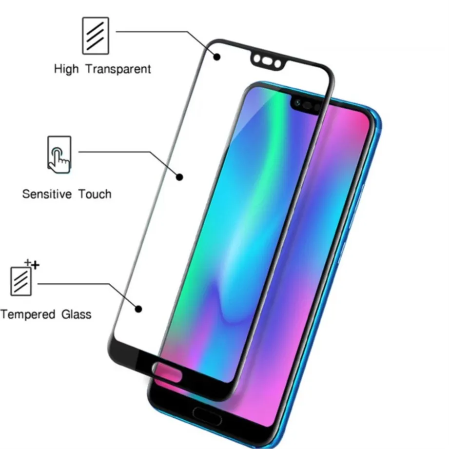 

tempered glass for huawei honor 10 protective glass screen protector glass honor10 film 5.84inch col-l29 l29 full cover 9h