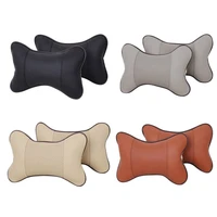 2 pcs auto safety car headrest pillow breathe seat head neck rest pillow car neck pillow universal fit for all vehicles