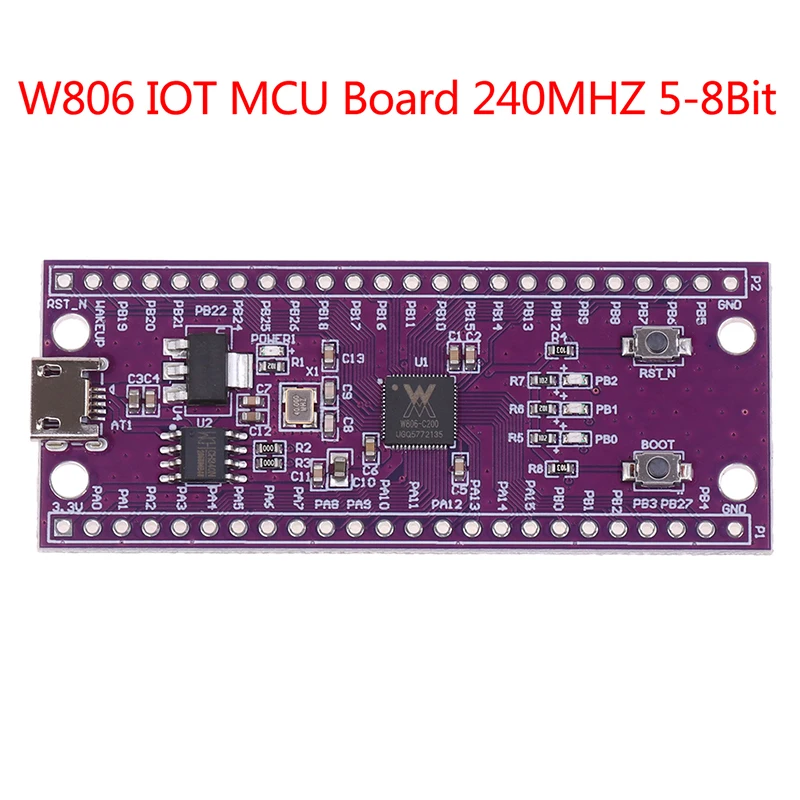 

Плата разработки микроконтроллера W806 CH340 IoT MCU CDK, встроенная UART GPIOC
