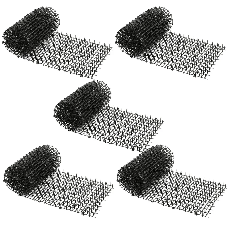 

5X Cat Scat Mat With Spikes, Cat Dog Animal Spikes Repellent Deterrent Mat, 2M X 0.