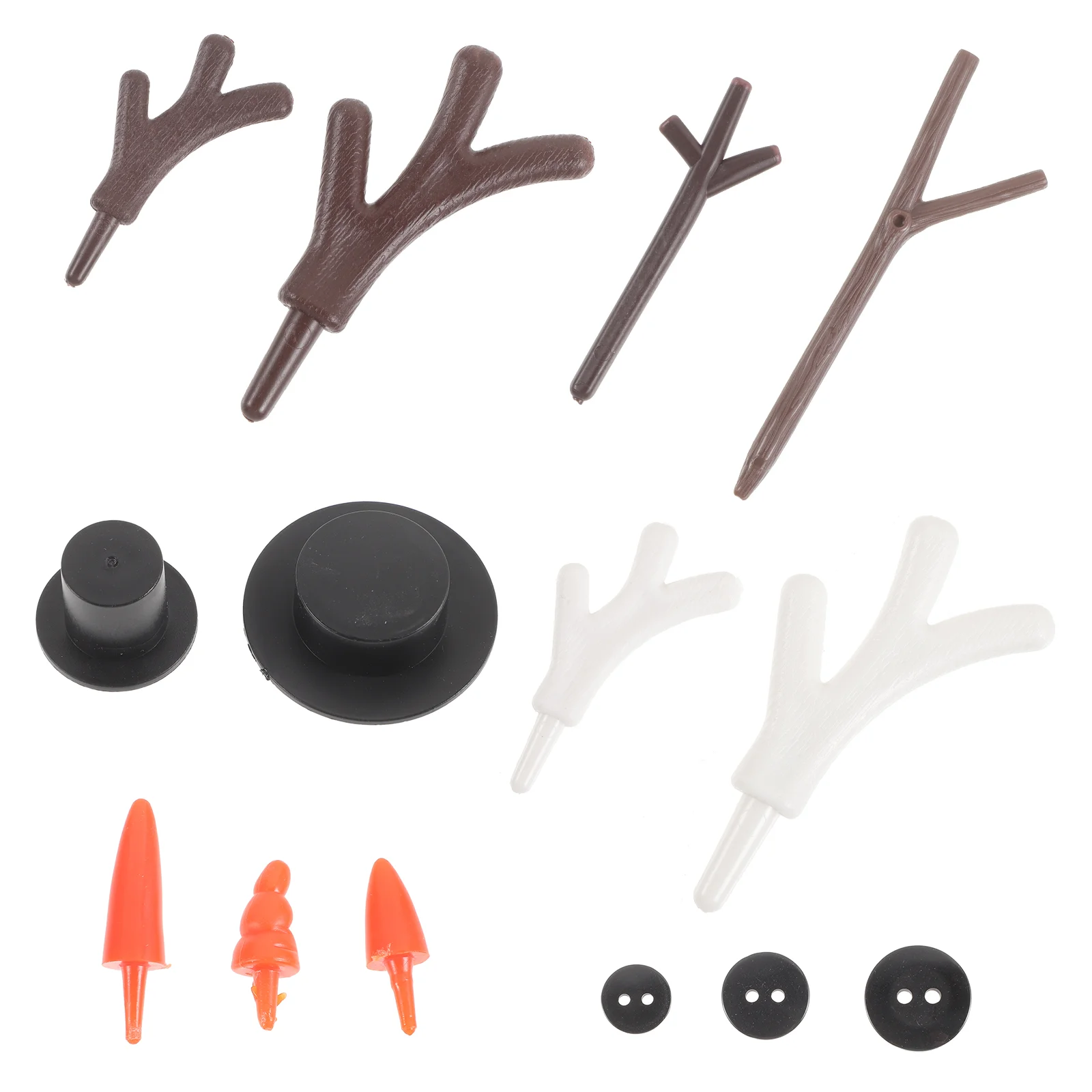 

DIY Christmas Snowman Prop Hat Making Material Holiday Decor Toys Decorative Ornament Crafts Supplies