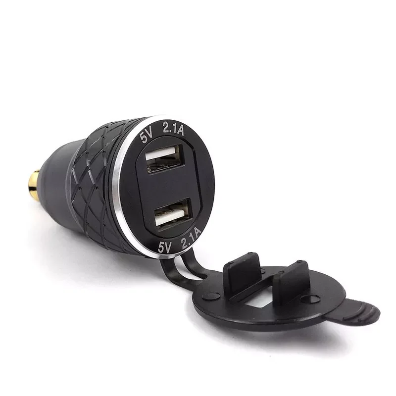 

For BMW R1200GS R1250GS LC Adventure Aluminum Alloy Motorcycle Wireless Dual USB Charger Fast Charging Adapter Power Socket