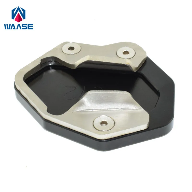

waase For Triumph Tiger 800 XC XCX XCA XR XRX XRT 2010 2011 2012 2013-2017 Kickstand Foot Side Stand Extension Pad Support Plate