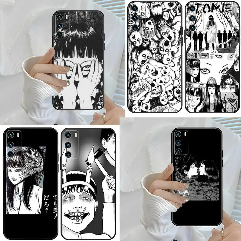 

Japanese Horror Manga Phone Case For Huawei P 40 30 20 10 Plus Lite Psmart 2019 2020 Y5 Prime 2018 Y5 Y6 Y5II Y6P Y8S Y8P Cover