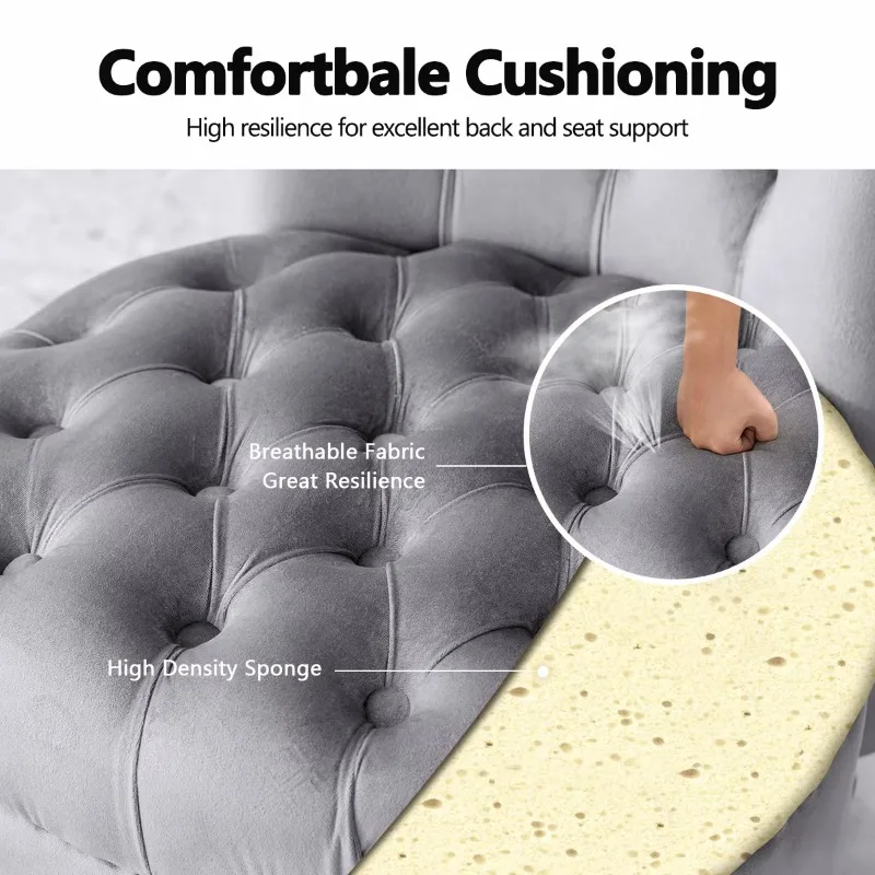 Deluxe Suite Современный бархатный стул с высокой спинкой трансформируемый