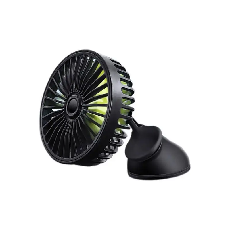 

12V/24V USB Car Fan Dashboard Fan 360 All-Round Adjustable Car Auto Cooler For Vehicle Home Office With 3 Speed Car Accessories