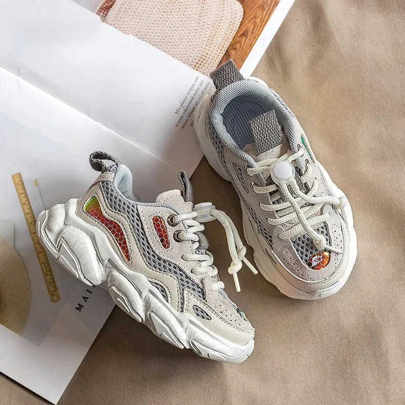 

Super Cool Boys Casual Shoes Breathable Teenager Sport Shoes for Boy Elastic Band Kids Boys Shoes Brand Children Running Shoes
