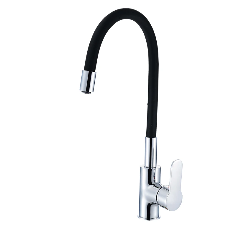 

High Pressure Gold Flexible Hose Single Hole Faucet Tap Sinks Kitchen Sink Mixer Taps Wall Mounted Hidden Kitchen Faucet
