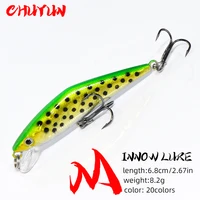 minnow fishing lure wobblers for pike bass perch catfish trout walleye redfish saltwater freshwater camping bionic fake lure