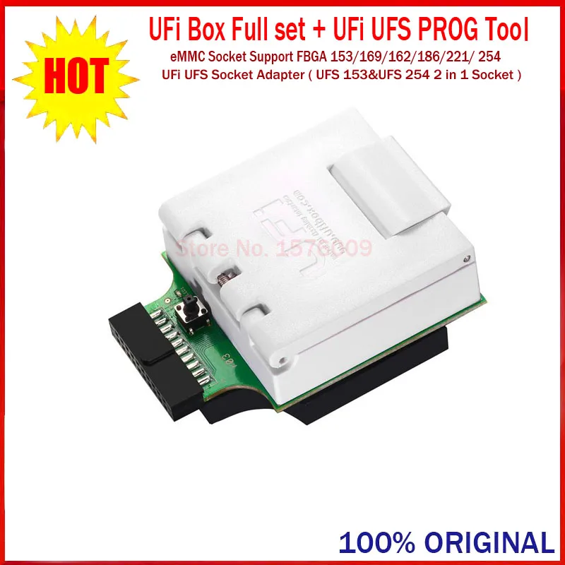 2022 новая оригинальная коробка UFI/UFi UFS-Prog / UFS 2 в 1 розетка (UFS BGA 153/254) UFi с поддержкой