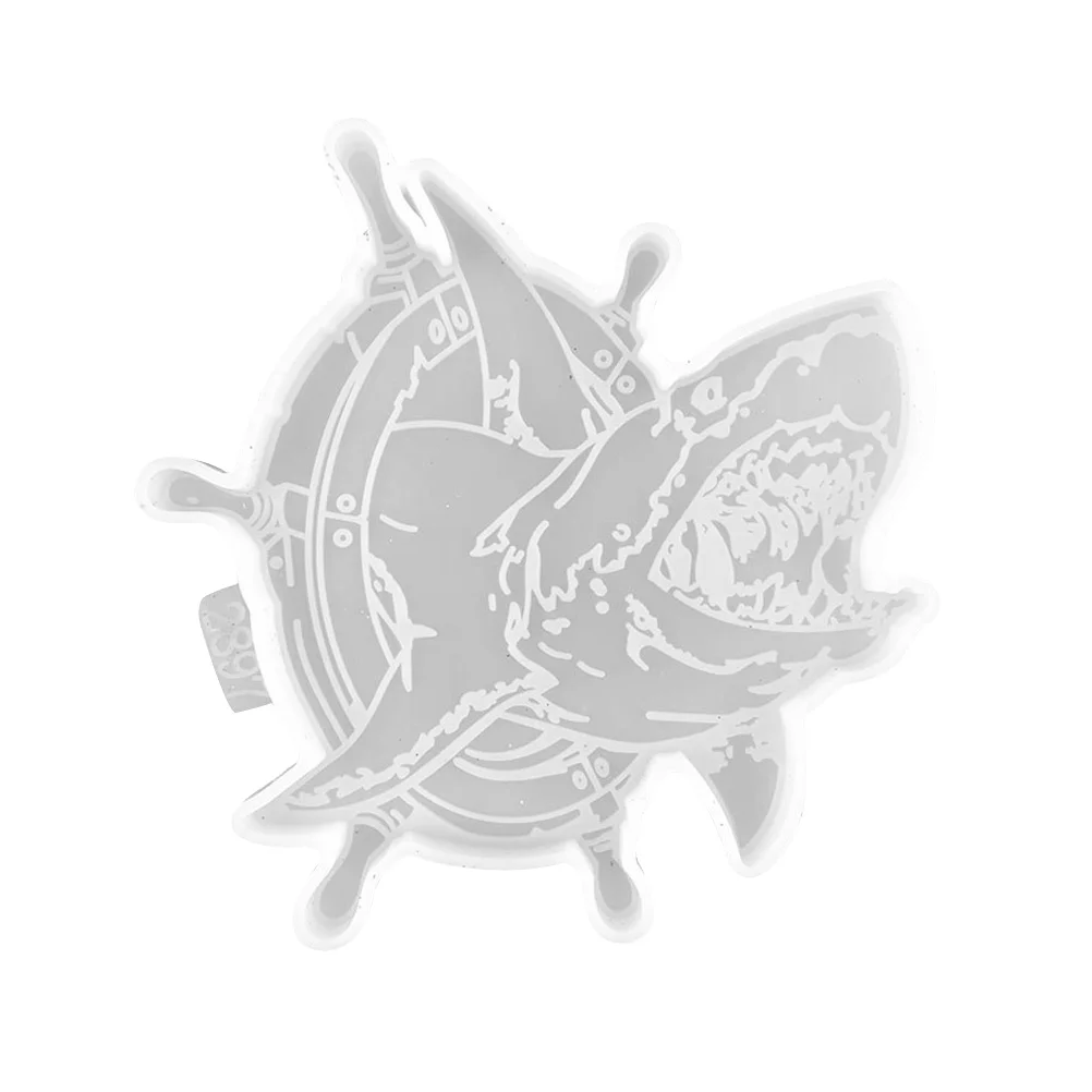 

Mold Coaster Resin Silicone Molds Tray Epoxy Casting Men Stuff Cool Cup Shark Animal Mat Craft Dish Diy Geode Holder Crystal