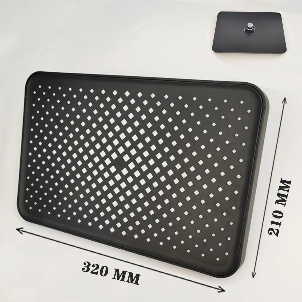 

Душевая лейка Rainfall SPA черная ABS пластик