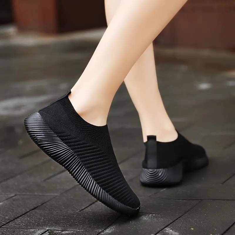 

low women mocasin children's girl knitting young tennis sports running shoes sport designer tennis soft sole sneakers