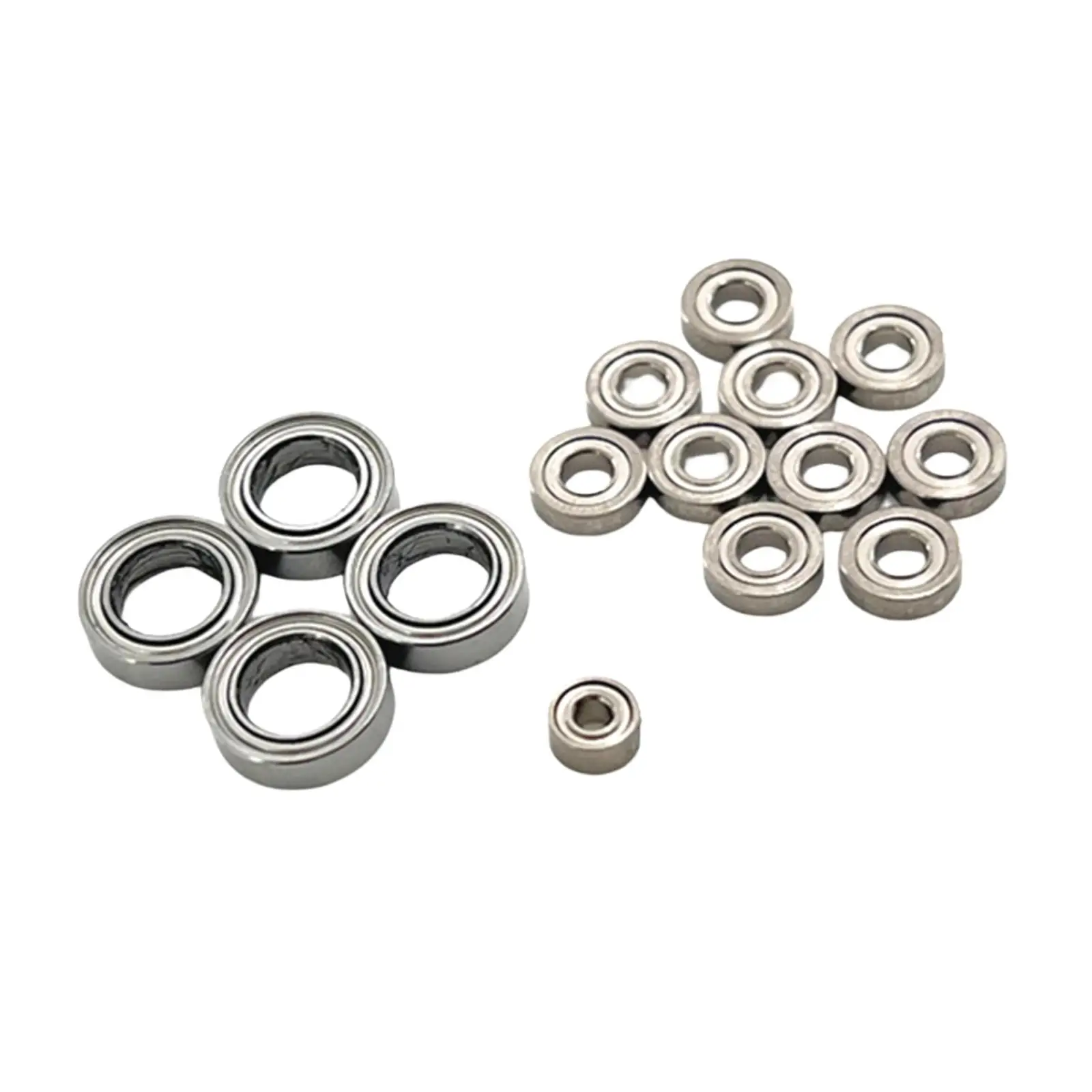 

15x Metal Bearings Set Replaces Metal Upgrade Parts for Wltoys 1/28 Scale RC Model Car