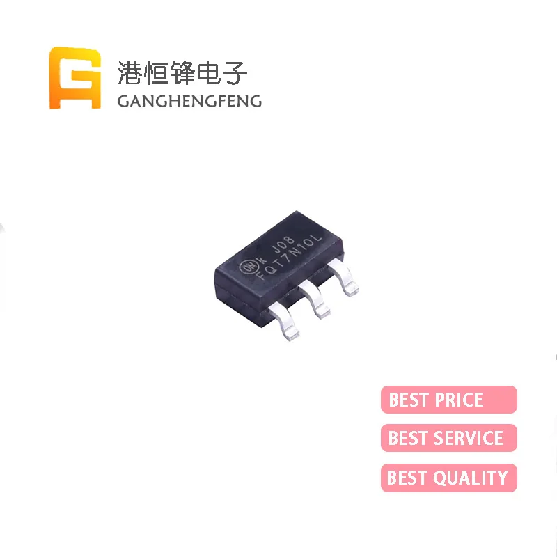 

10PCS/LOT New Packaging FQT7N10LTF SOT223 FQT7N10 MOSFET N-CH 100V 1.7A SOT223-4