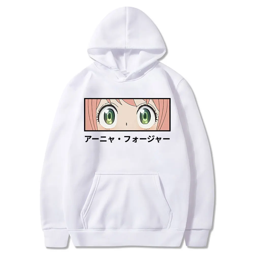 

Women Clothing Anime Spy X Family Forger Anya Eyes Print Hoodies Manga Fashion Men Woman y2k sweatshirt LOOSE Sweatshirts