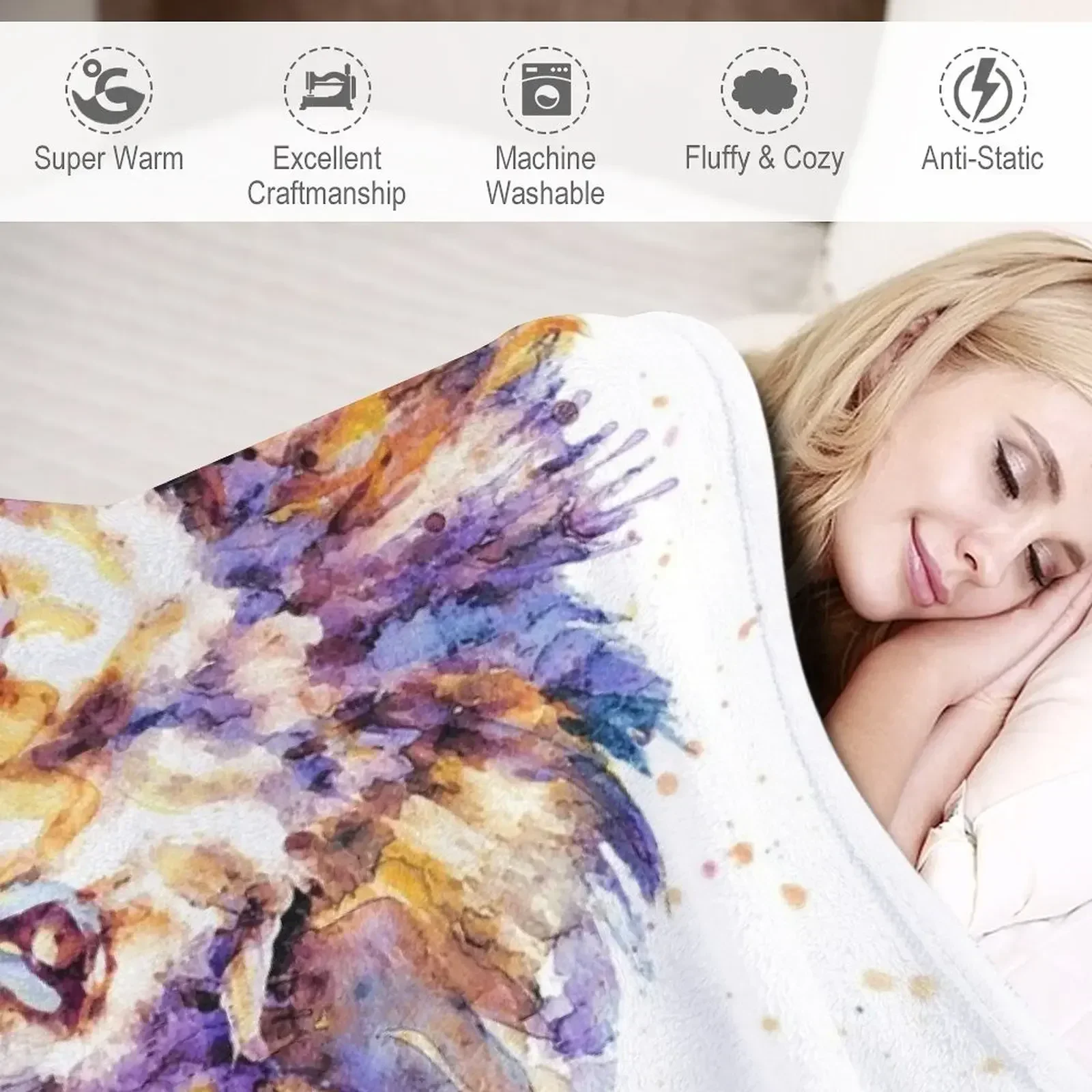 Роскошное Одеяло в виде головы льва для косплея