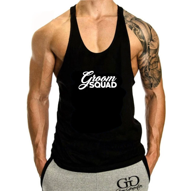 

Groom Squad tank top men Wedding Crew Husband Bachelor Party Married Best Man