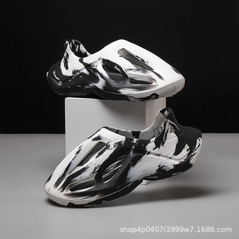 

Summer Men Women Beach Slippers Luxury Brand Fashion Sandals Outdoor Indoor Non-Slip New Designer Ladies Slides Platform Shoes