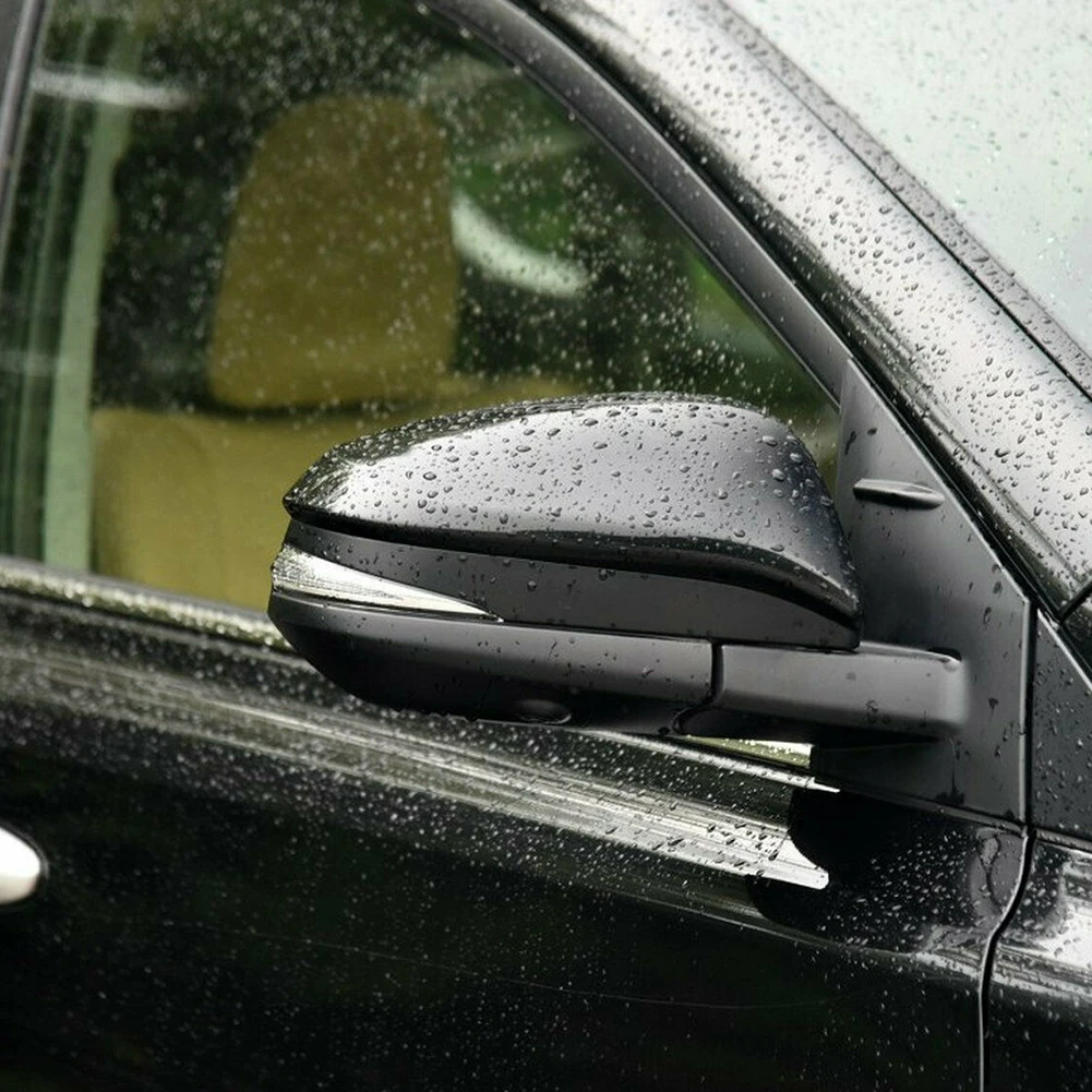 

1set Mirror Cover Cap ABS Plastic Ar Uniquely Color:Black Easy To Installation Mirror Cover Perfect Replacements