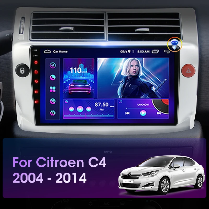$92.99 2 din Android 11 Car Radio  for Citroen C4 C-Triomphe C-Quatre 2004-2014 Multimedia Video Player GPS navigation Auto DVD stereo