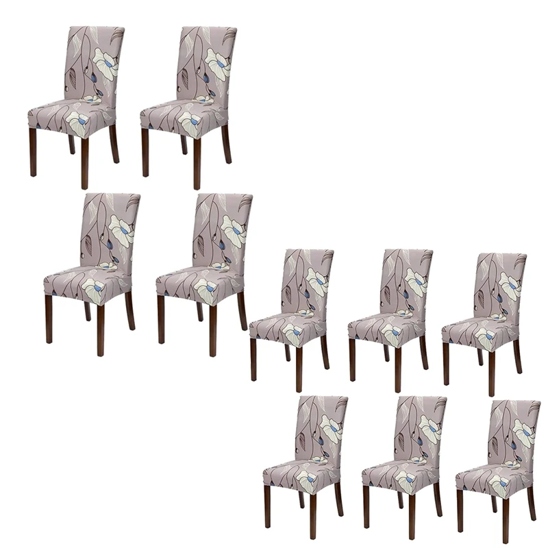

Dining Room Chair Covers Set,Stretch Removable Washable Protector Chair Slipcovers For Dining Room,Hotel,Flower