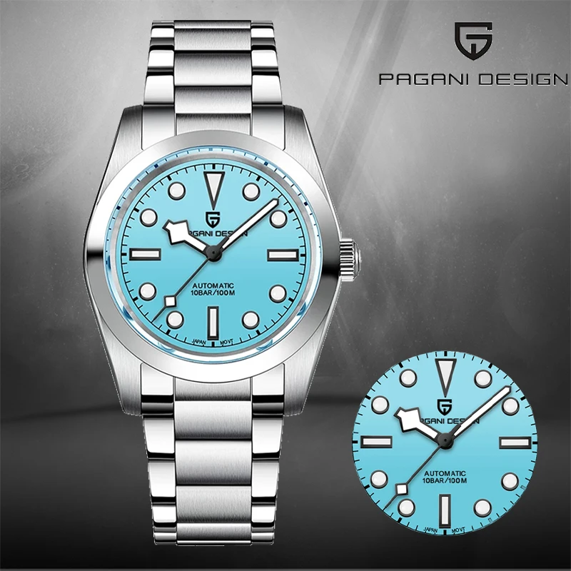 

2022 New PAGANI DESIGN 36MM BB58 Men's Fashion Sports Watch Top Luxury Sapphire Glass Stainless Steel Automatic Mechanical Watch