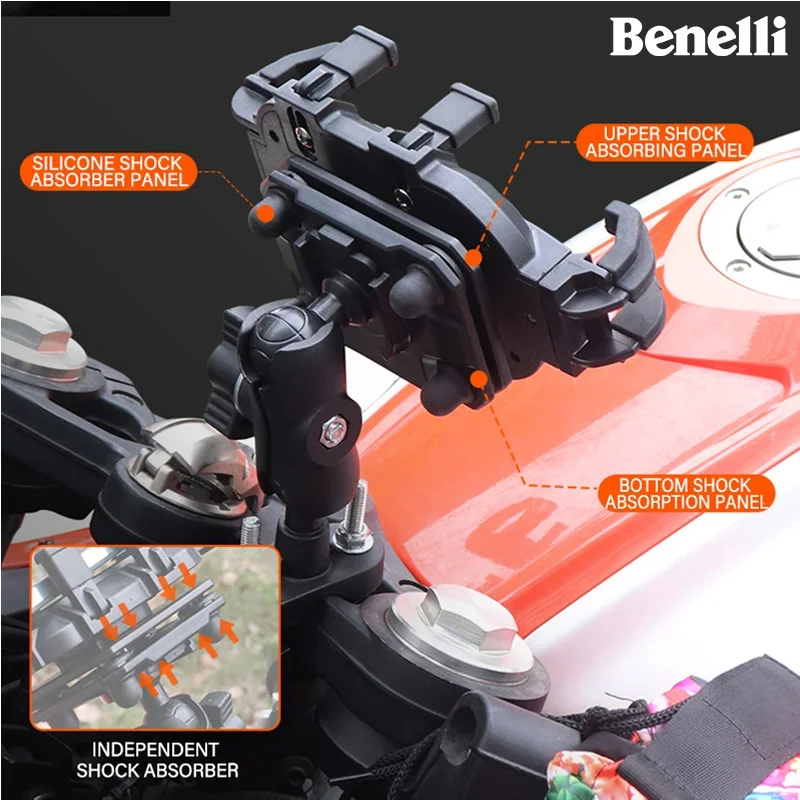 Новый металлический держатель для телефона Benelli TRK 502 502X TNT 125 300 600 Leoncino 250 500