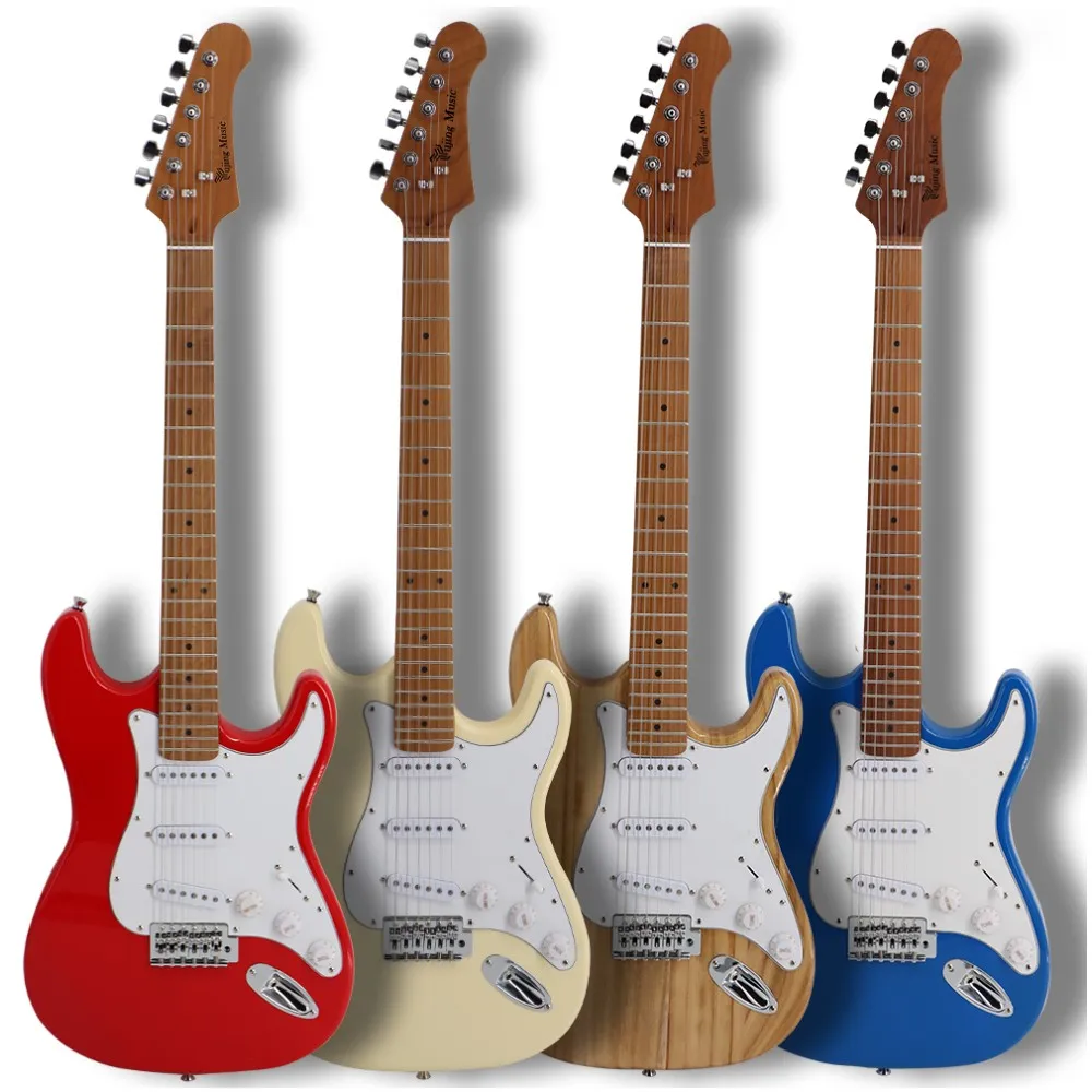 

Hot Sale Custom 39 Inch Classical St-Style Stratcaster Type Electric Guitars Strat Shaped Guitar