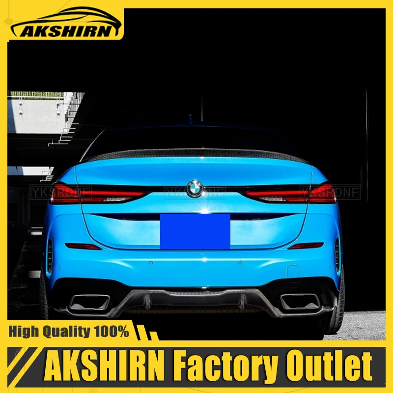 

P Style For BMW 2 Series 4-door F44 Spoiler ABS Car Tail Wing Decoration 2020-2021 Gloosy Black Rear Trunk Lip Spoiler