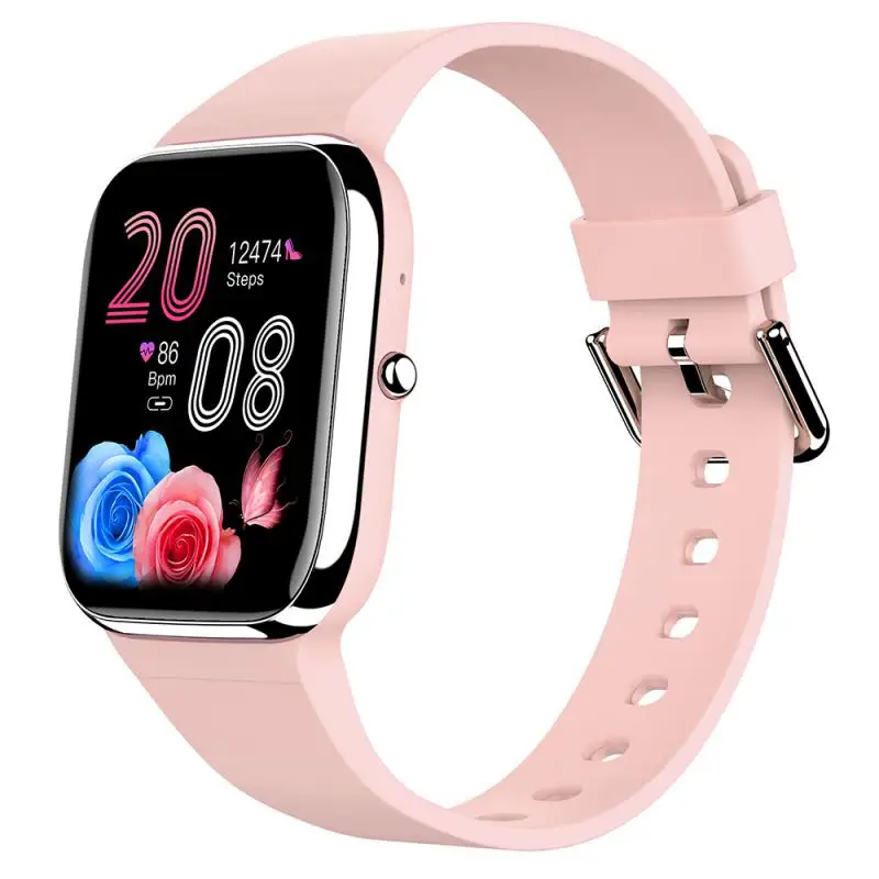 

Silicone Wrist Strap Sports Information Alert Smartwatch 1.85 Inches Health Monitor Waterproof Ip67 Smartwatch Full-screen