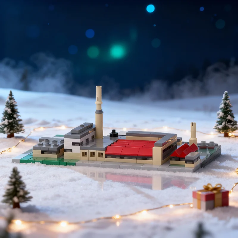 Фото 340 деталей MOC: Архитектурная модель Fagus Werk, конструктор, игрушка для самостоятельной сборки, рождественский подарок, развивающая идея, обучающий конструктор №1