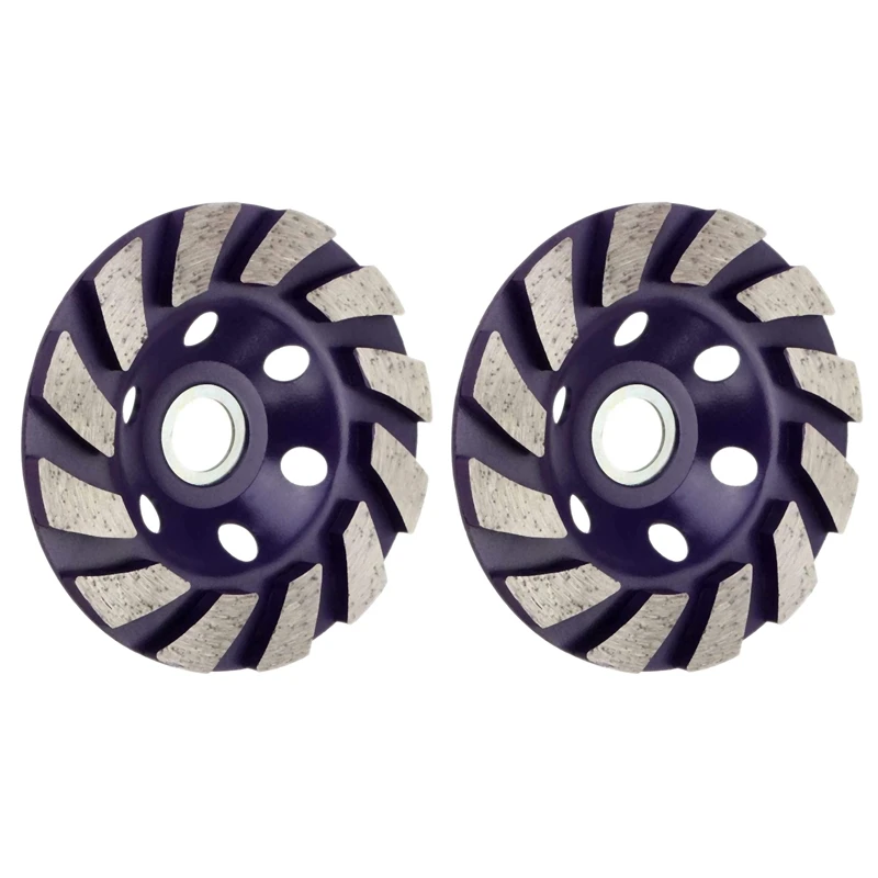 

2X 100Mm Diamond Grinding Wheel Disc Bowl Shape Grinding Cup Concrete Granite Stone Ceramic Cutting Disc Power Tool