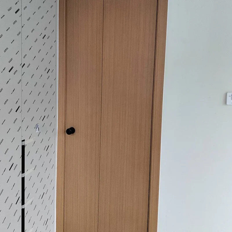 Настраиваемая складная дверь для кухни деревянная ванная комната плоская