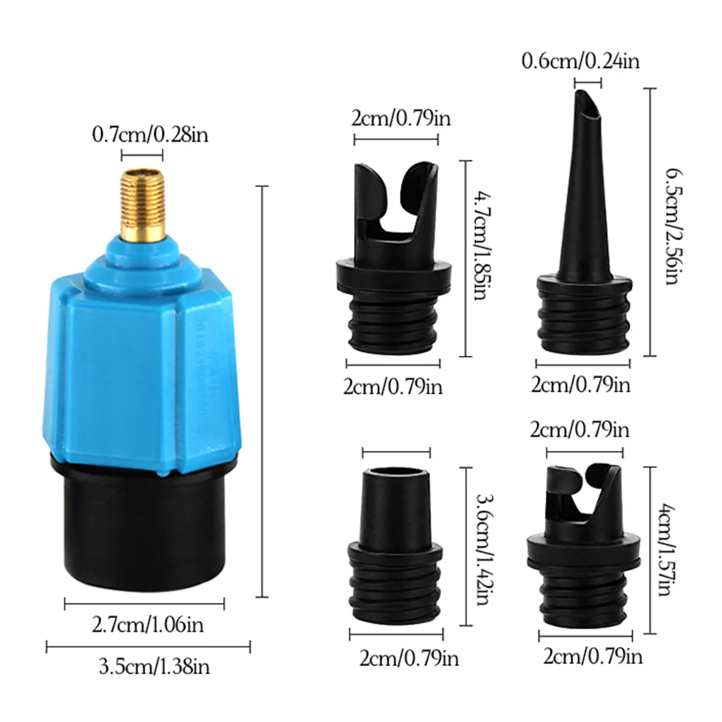 

Адаптер насоса SUP, надувной воздушный клапан, конвертер, адаптер для лодки, синий компрессор, пневматическая муфта