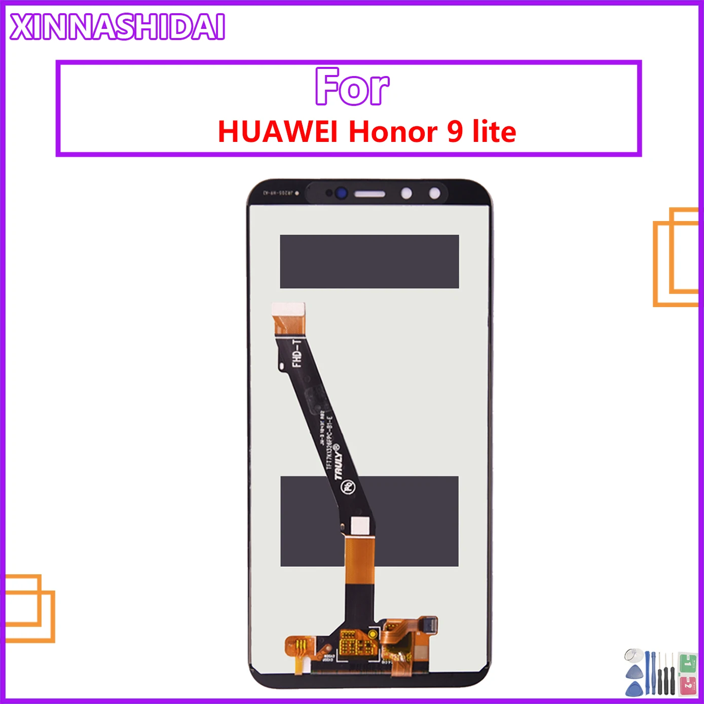 ЖК-дисплей с сенсорным экраном и дигитайзером в сборе для Huawei Honor 9 Lite рамка