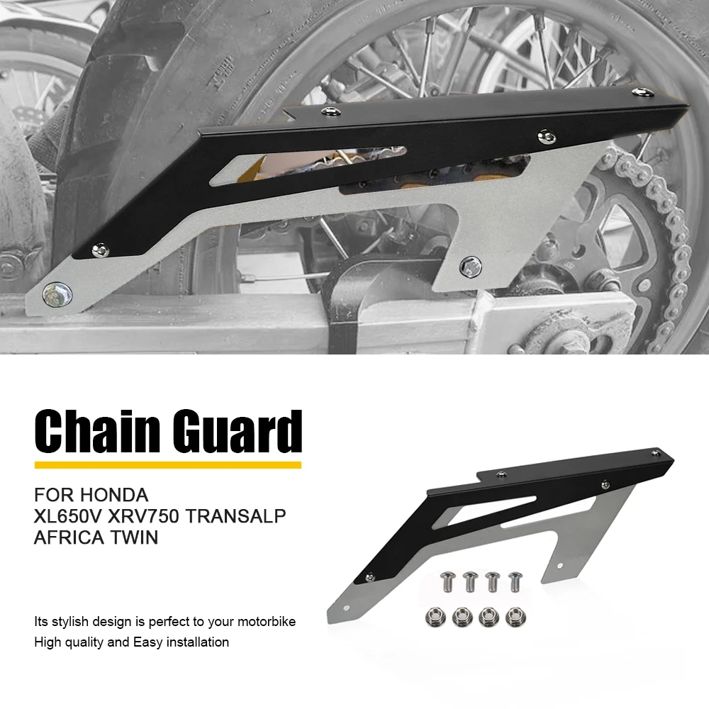 Для Honda XL650V XRV750 Transalp Africa Twin RD04 RD07 RD07A 1987-2007 Защитная крышка мотоцикла защитная цепь