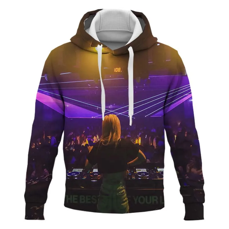 

Fashion Man Hoodies Trend Hip Hop Vintage Rave Party DJ hoodie Unisex Hoodie kids sweatshirt men clothes Oversized Tracksuit