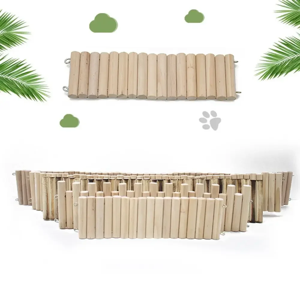 Деревянная лестница для восхождения хомяка гибкая многофункциональная