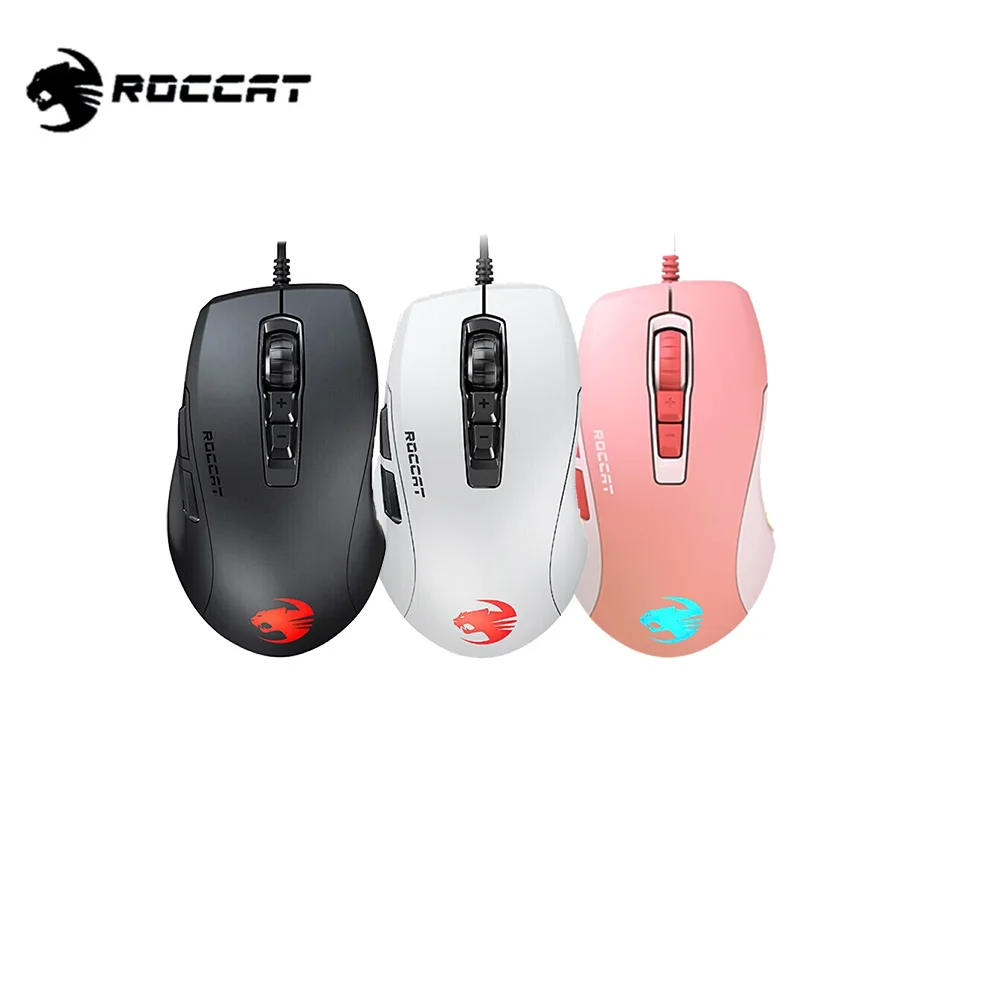 

Original For ROCCAT KONE PURE ULTRA E-sport Gaming Wired Mouse Small Hand Home Office Mice,16000 DPI,RGB Game Mice,66g