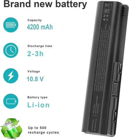 Аккумулятор для ноутбука HP Pavilion DV4-2040US DV5-1010 DV6-1000 емкостью 4200 мАч 484170 -001 484172 -001 498482 -001 HSTNN-CB72 HSTNN-W49C