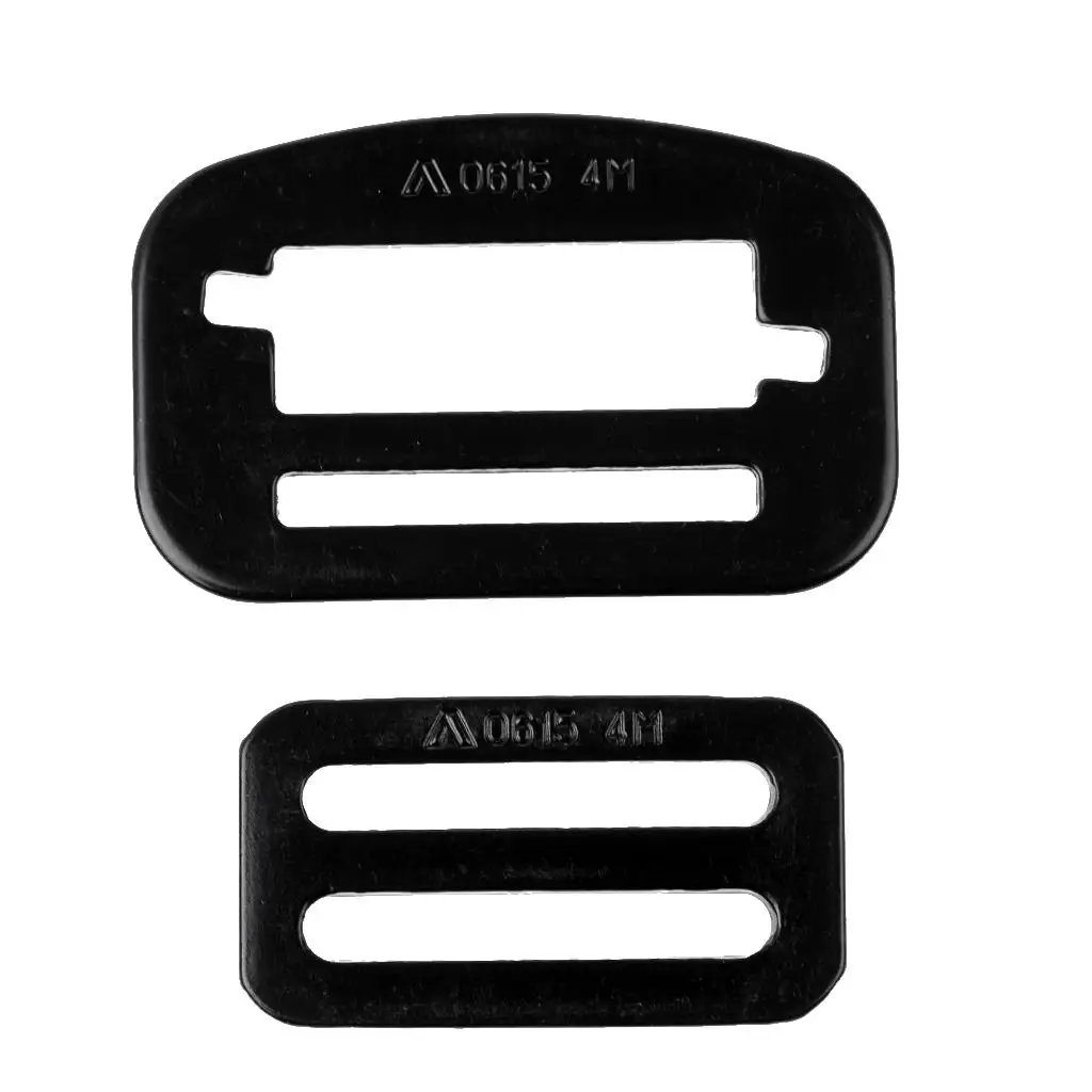 

2 Pairs Outdoor Rock Climbing Abseils Harness Alloy Fastener Black