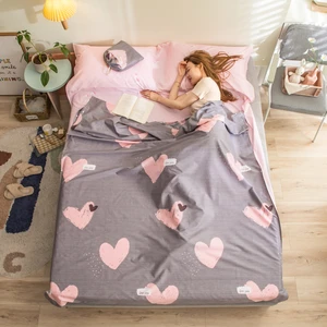 Printing Lightweight Sleeping Bag Portable Travel Anti-Dirty Bed Sheet Indoor Hotel High Quality Stain Proof Sleeping Sheet Bag