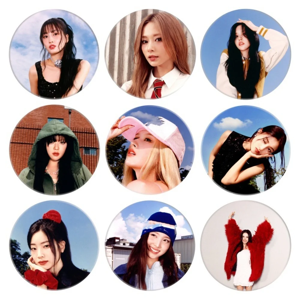 Мини-альбом KPOP MOMO MINA TZUYU SANA круглый значок высокое качество жесть брошь булавки