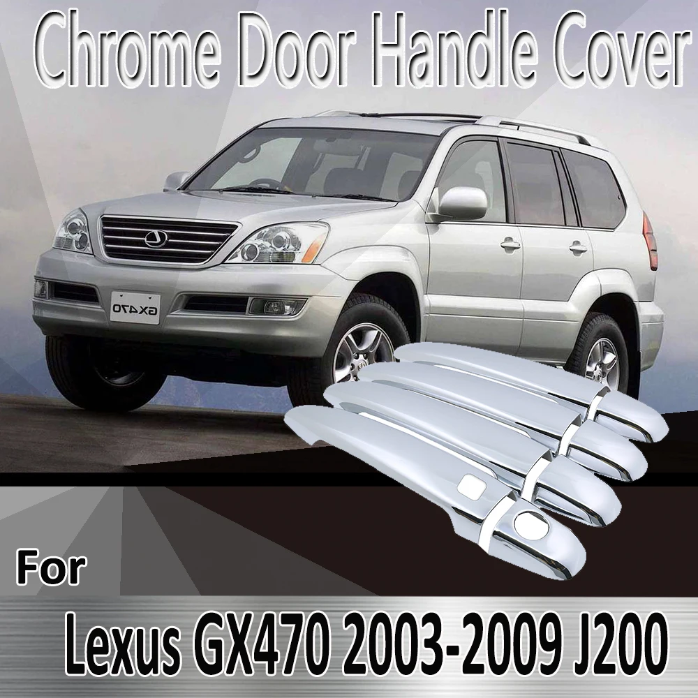 Для Lexus GX470 2003-2009 J200 2004 2005 2006 2007 Стайлинговые наклейки украшения хромированная