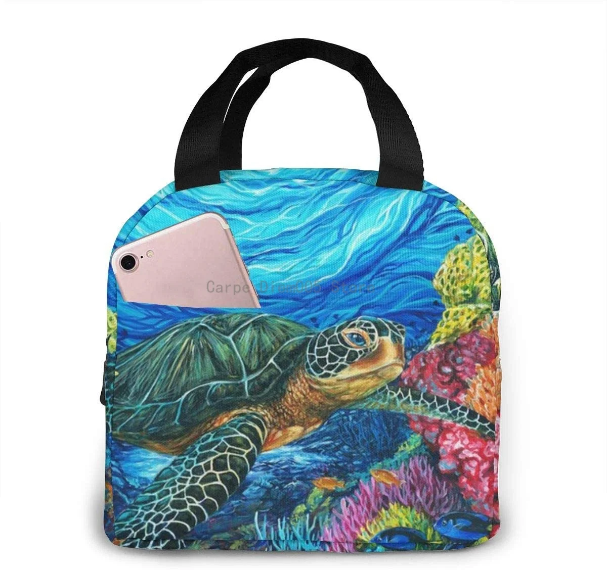 

Lunch bag Sea Turtle Portable Lunch Bag Insulated Cooler Bag
