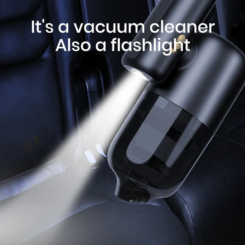 Аксессуары для интерьера автомобильного пылесоса со светодиодом и