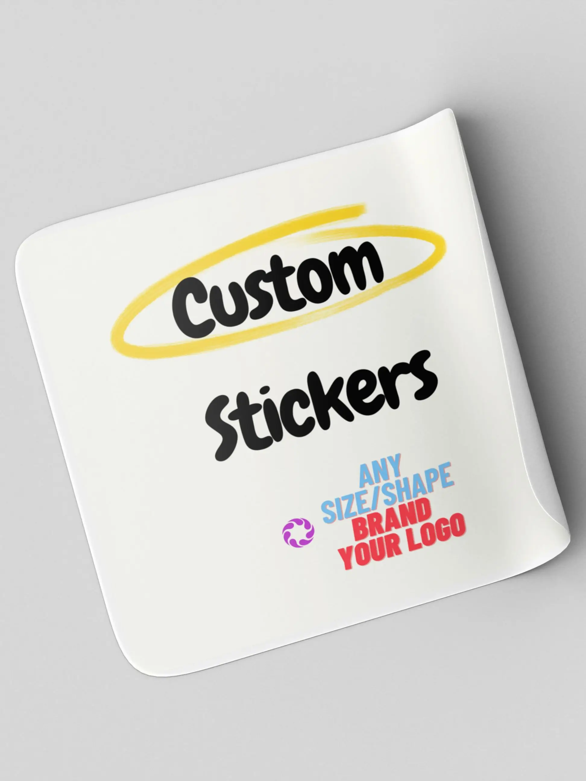 

High-Quality Custom Square Self-Adhesive Roll Waterproof Bottle Packaging Printing Labels Sticker with Logo for Birthday，pack